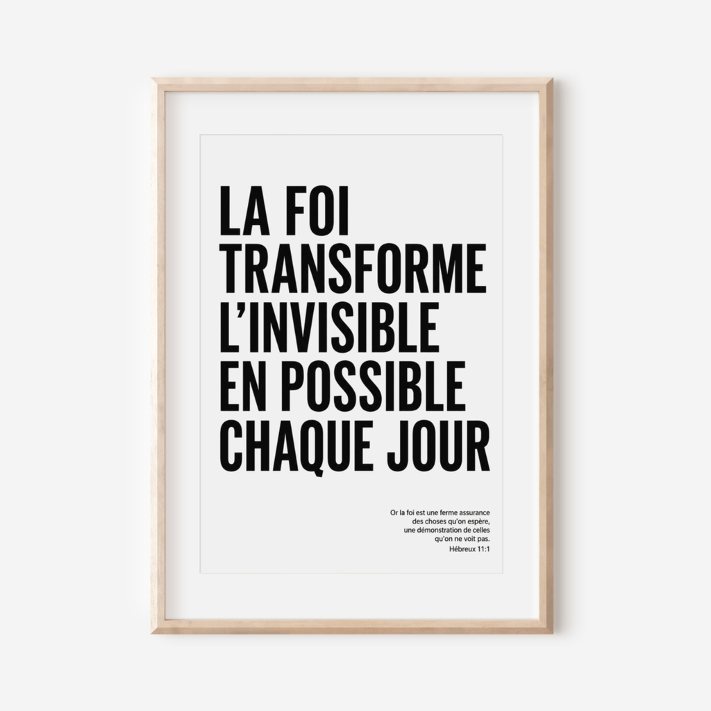 La Foi Rend Possible