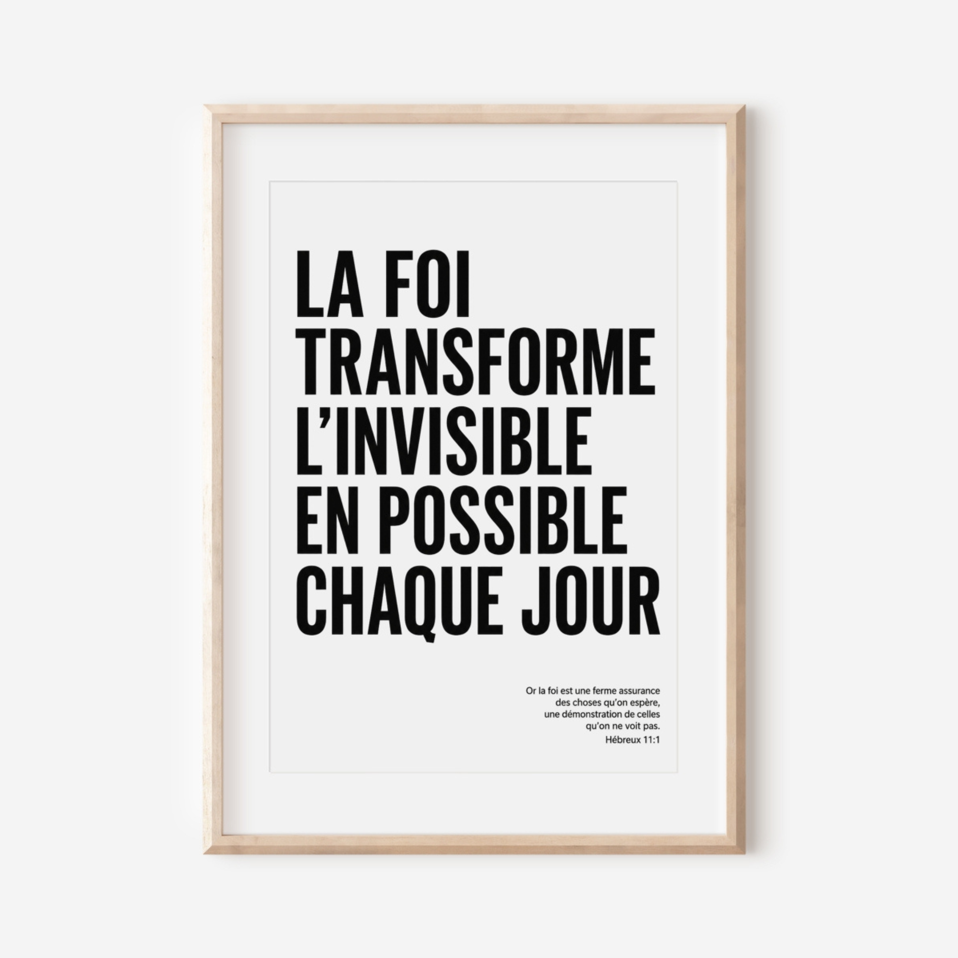 La Foi Rend Possible