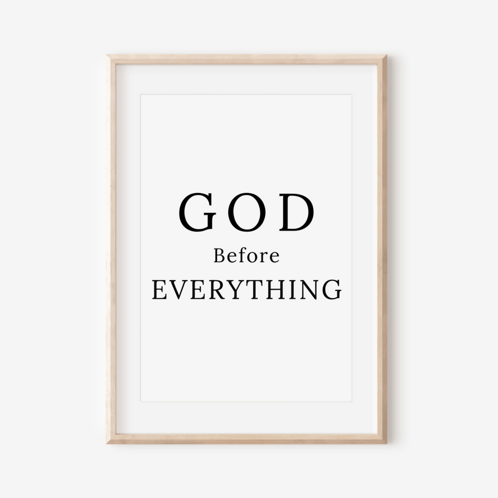 God Before Everything