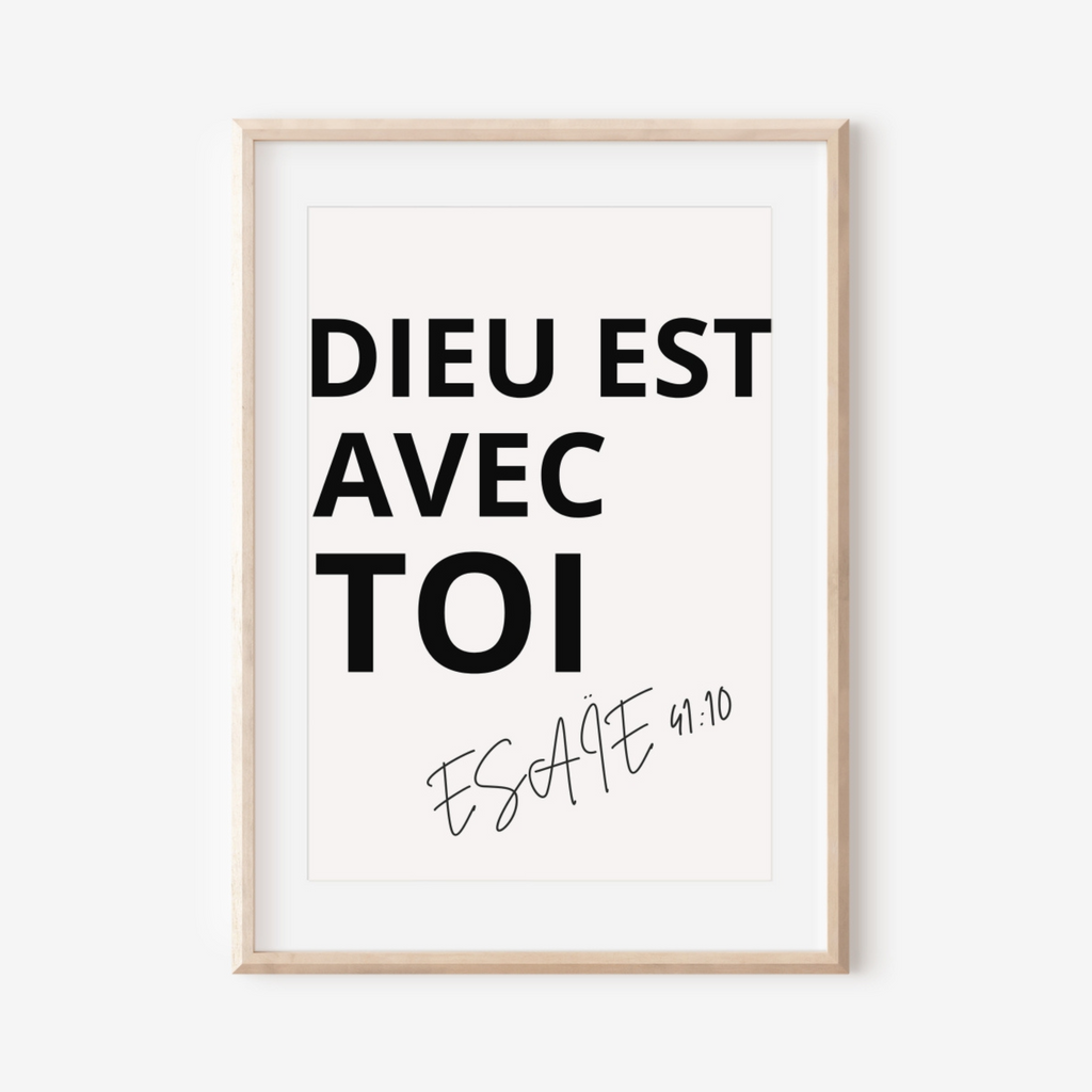 Dieu est avec toi
