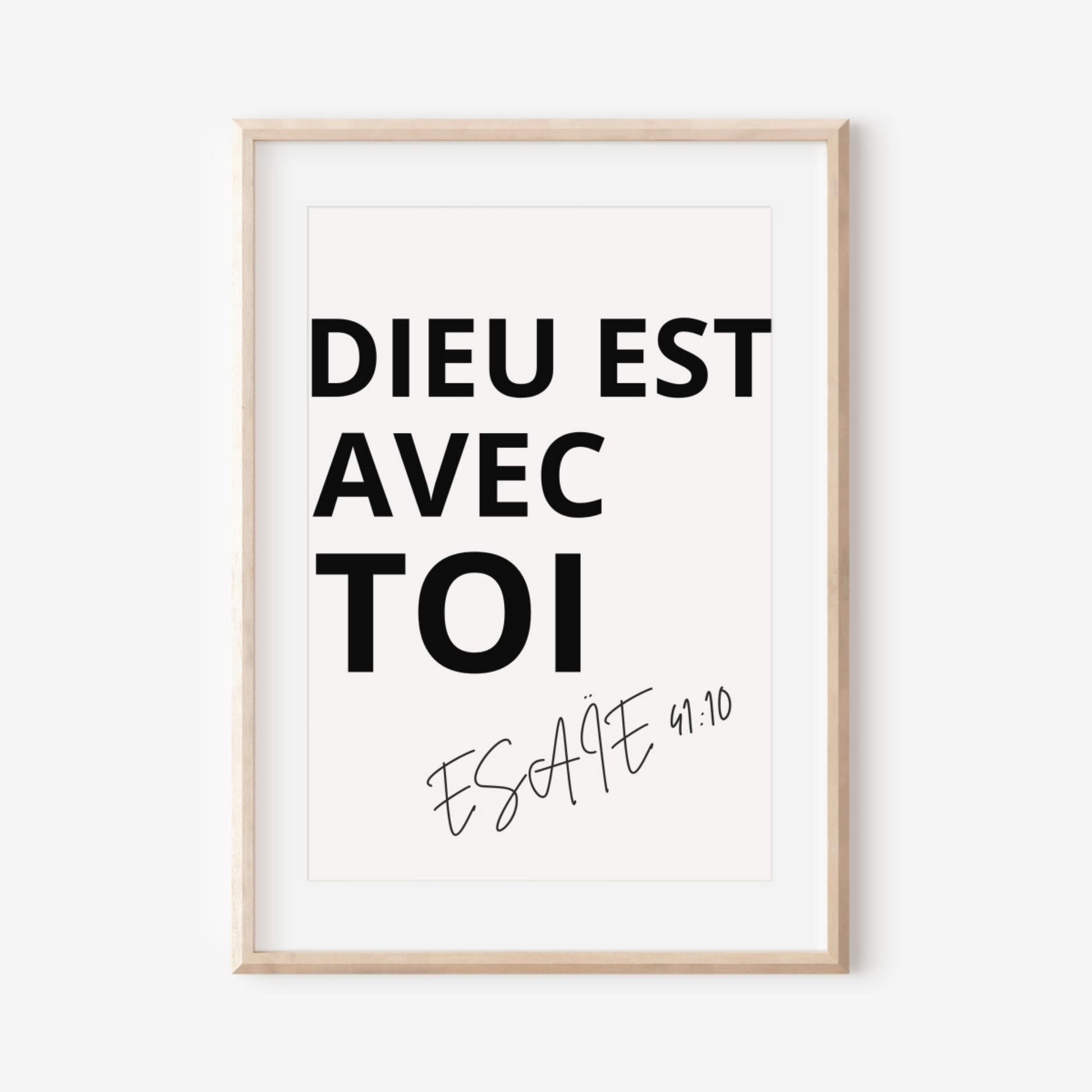 Dieu est avec toi