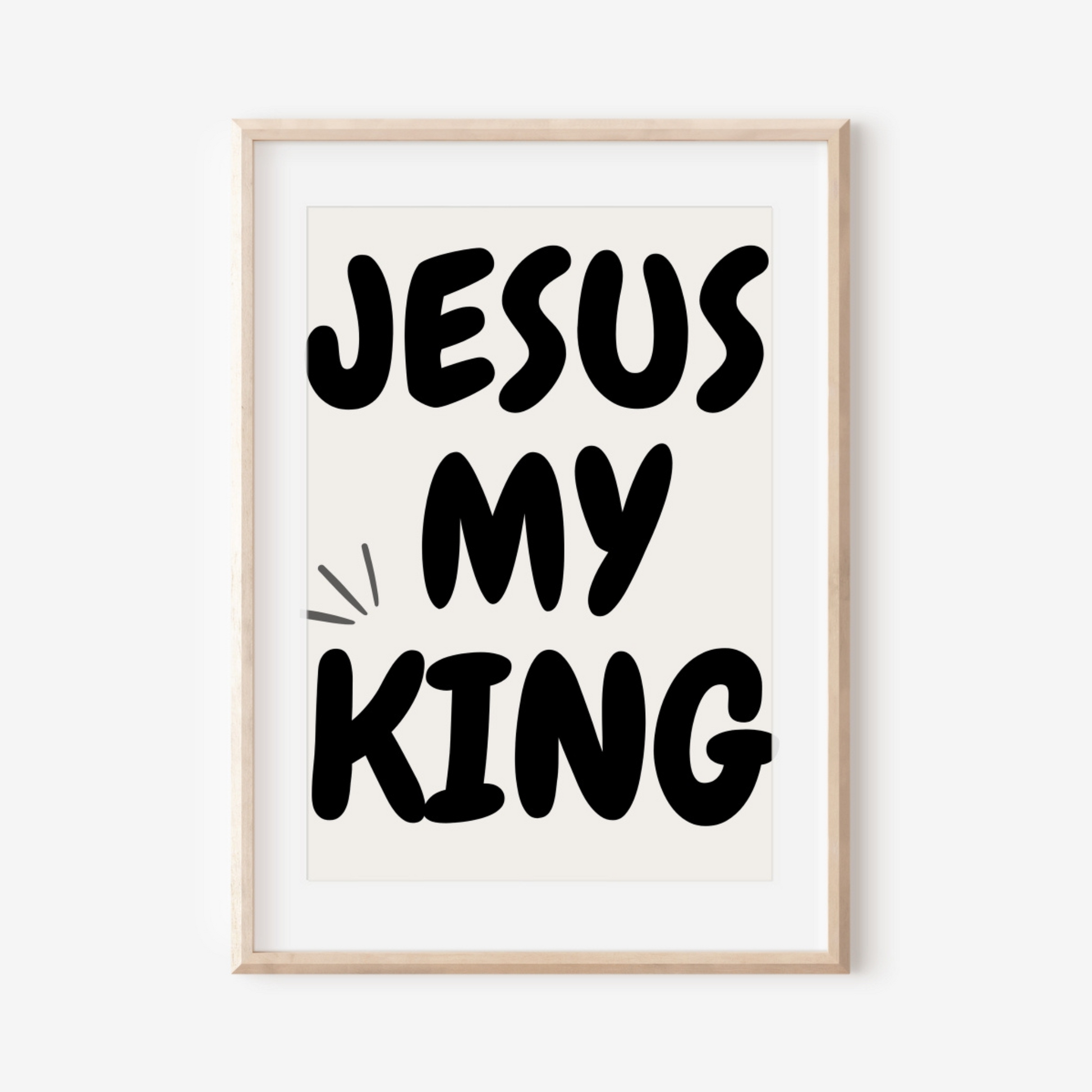 Jesus my king